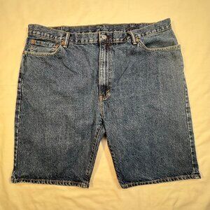 Levi's Shorts Men 44 Blue Denim Medium Wash Cotton Bermuda Skater Festival Jorts